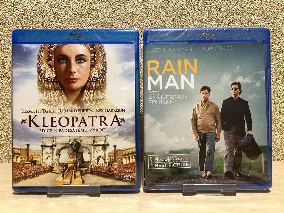 Blu-ray диски Фокус/ Клеопатра/ Человек дождя/Город ангелов/Mamma Mia!
