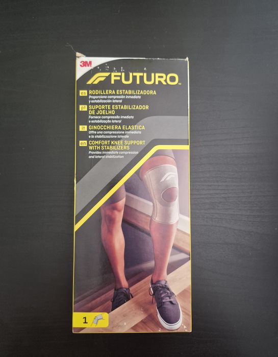 Joelheira / Suporte Estabilizador de Joelho 3M FUTURO - Tamanho S (Como Novo)