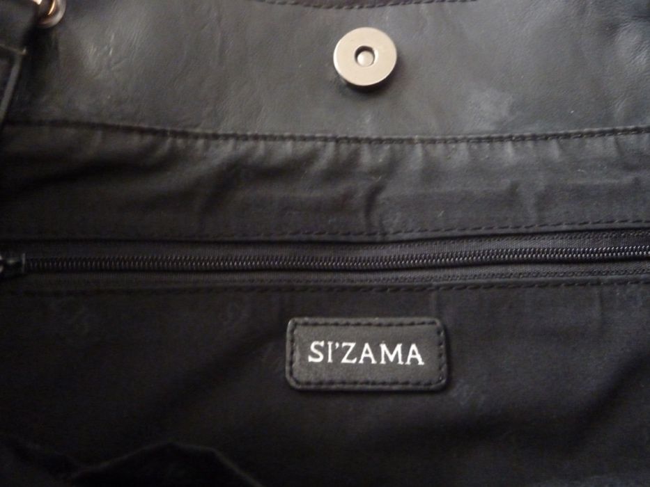 Mala Si'zama, em pele genuína (Versace, Ralph Lauren)