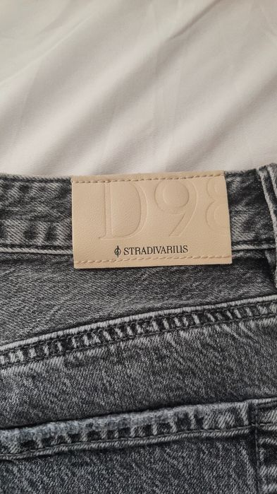 Calças de Ganga Cinzentas Stradivarius 36