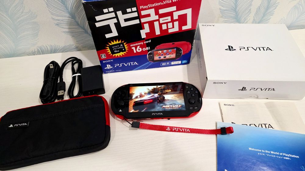 Ps Vita Slim 64гиг 60игр полный комплект!