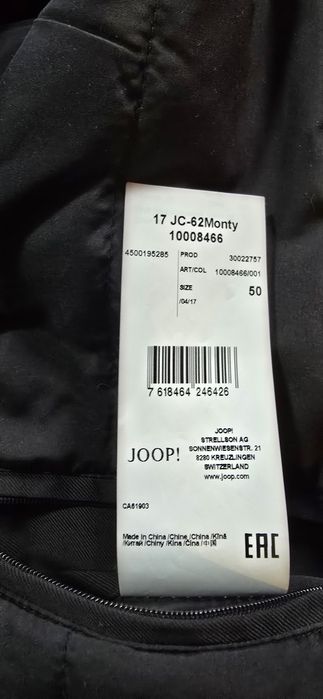 Elegancki płaszcz męski JOOP! – styl vintage