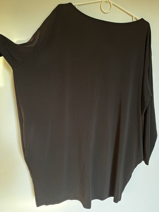 Длинная черная туника FOX большого размера , подойдет для беременных