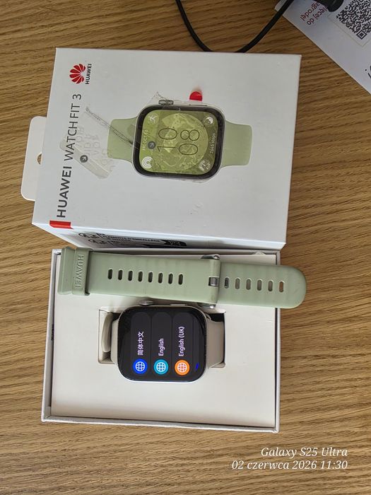 Huawei watch fit 3 dwa paski