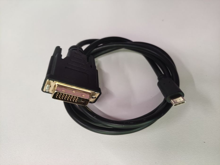 Кабель PowerPlant USB Type-C 3.1 - DVI (M) 1m