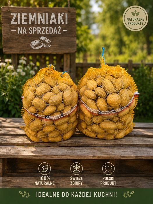 Sprzedam ziemniaki, poworkowane, dostawa