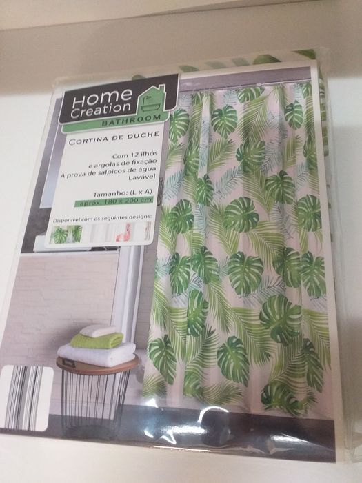 NOVOCortina duche,Toalha mesa ZARA HOME.2 preços VEJA ZONAS DIAS ÚTEIS