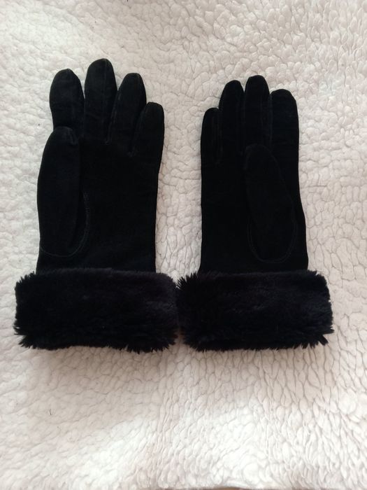 Жіночі замшеві перчатки