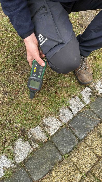 Roboty koszące - lokalizacja przerwania kabla - przeróbki instalacji