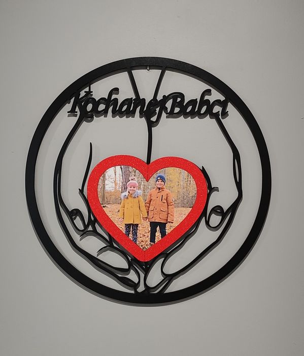 Obraz serce na dłoniach ze zdjęciem