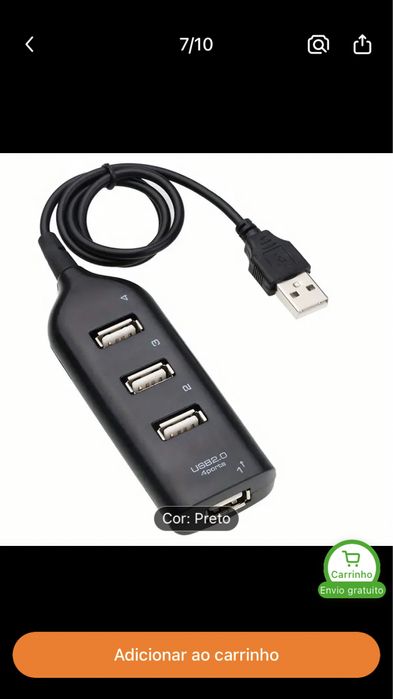 Hub usb de alta velocidade