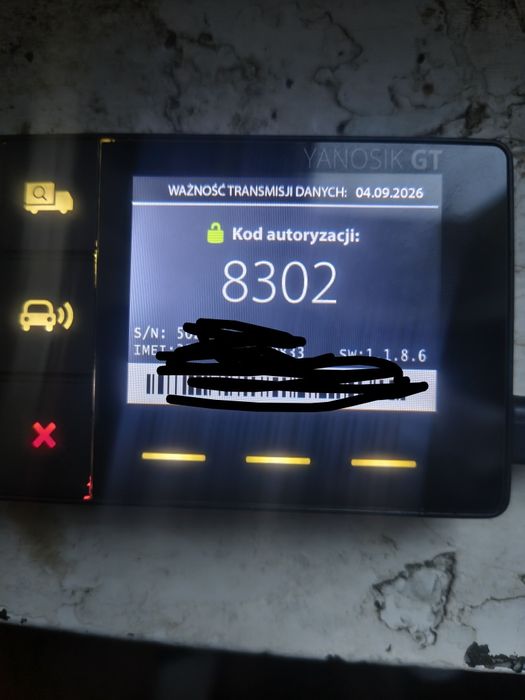 Yanosik GT ważny abonament do 04.09.2026