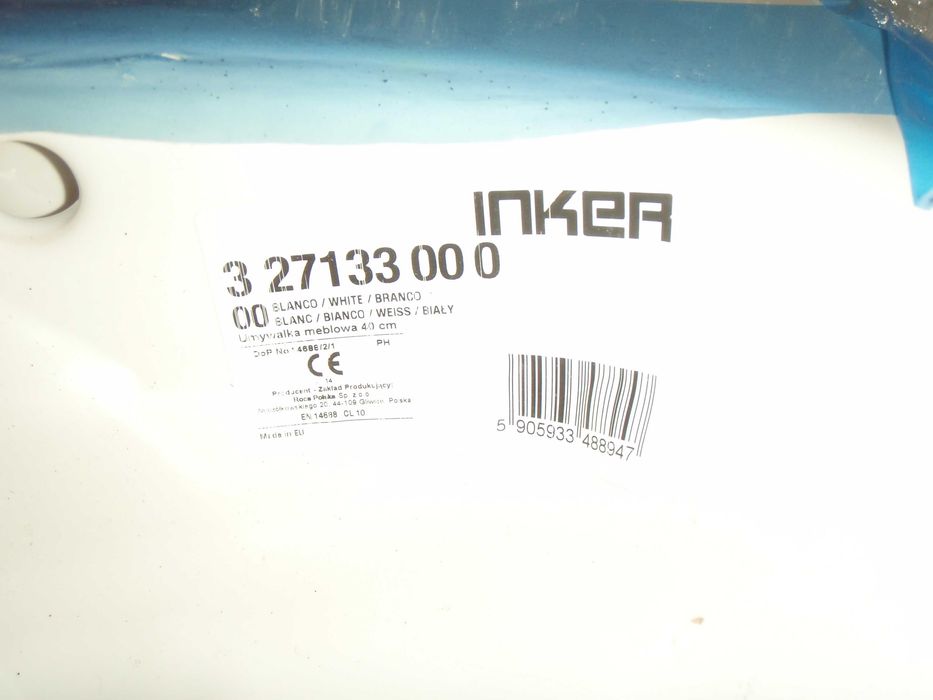 Umywalka 40 cm INKER+ mocowanie, bateria i odpływ wszystko nowe