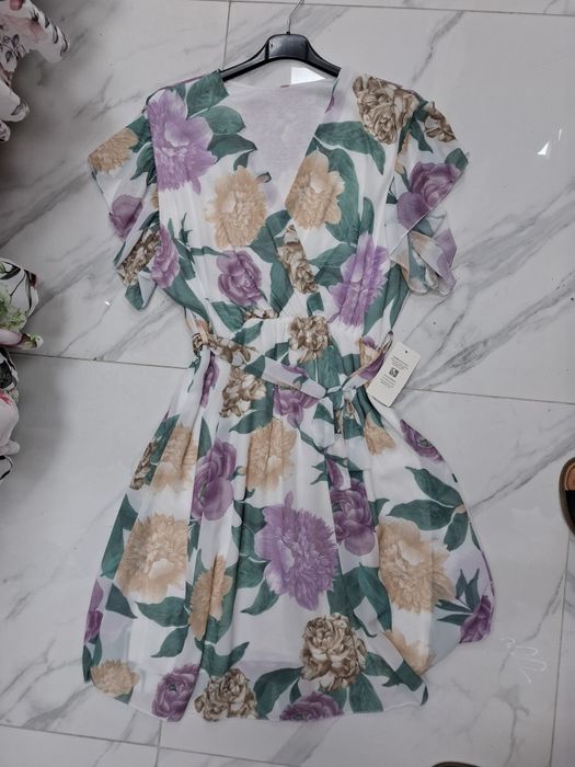 Sukienka kwiaty,big size