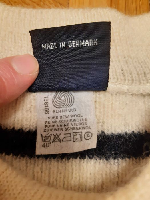 Sweter USA Marine 100% wełna