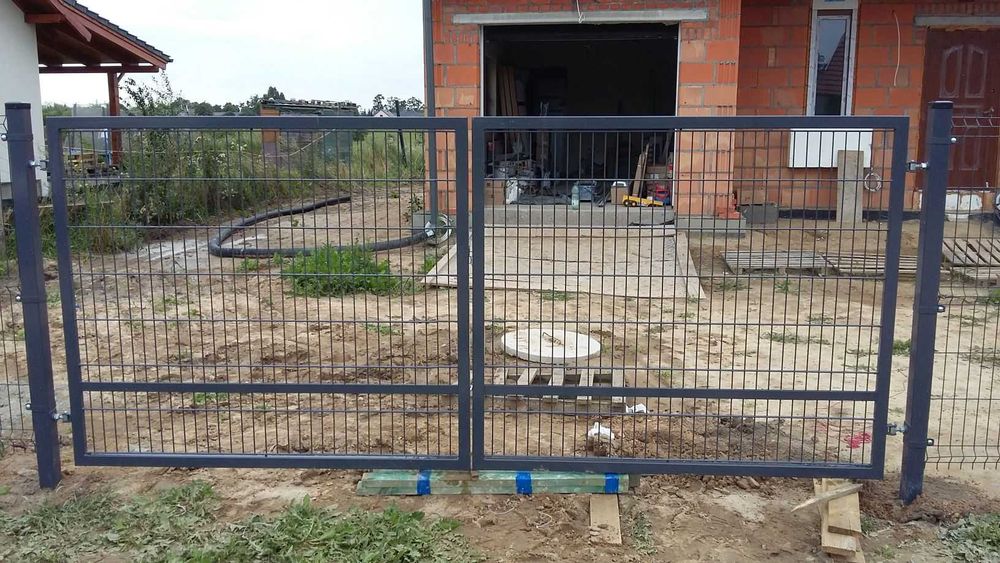 Bramy i furtki panelowe oraz palisadowe