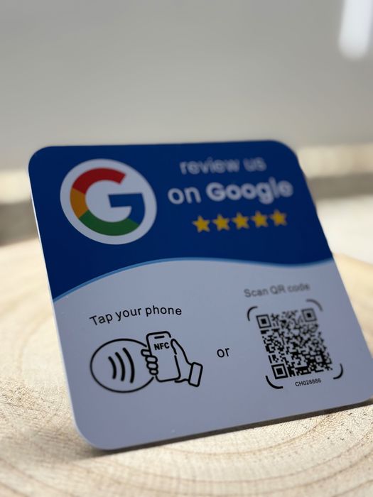 PLACAS DE AVALIAÇÃO DO GOOGLE