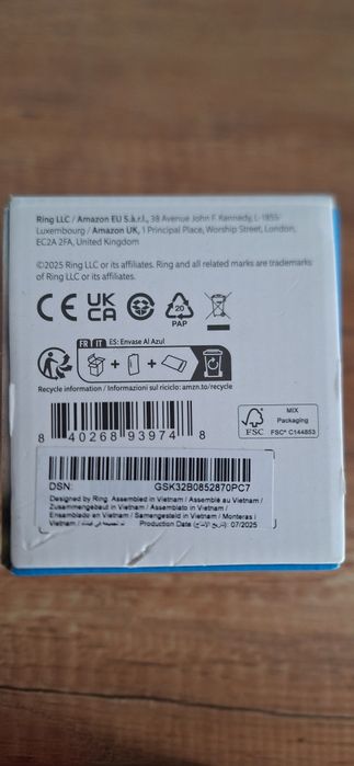 Wideodomofon RING Battery Doorbell