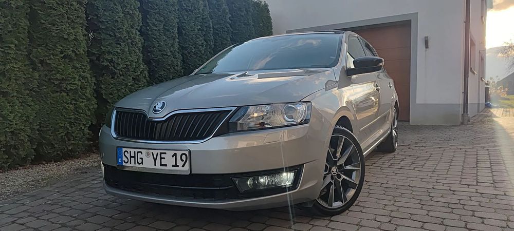 Skoda RAPID Sportback Monte Carlo 1.6 TDI 116K/Xenon/Panorama/Navi/Webasto/Niemcy!