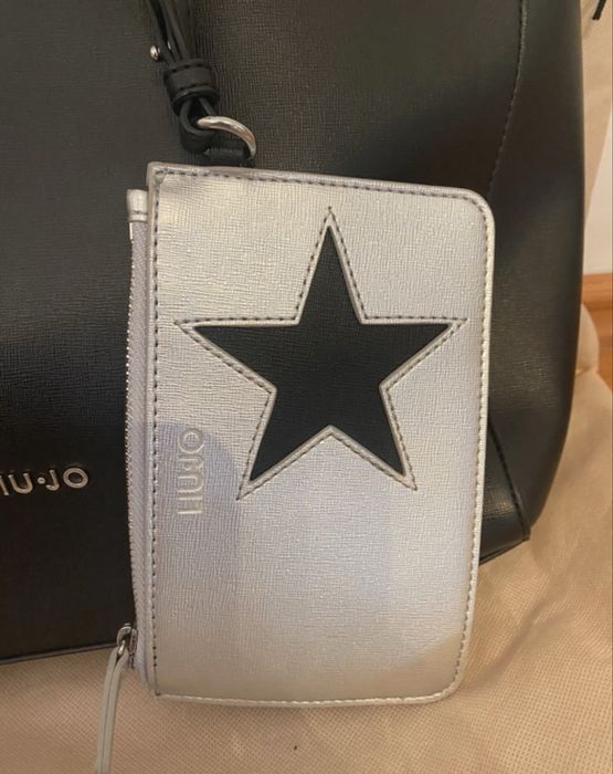 Torebka shoperka czarna na codzien LIU JO