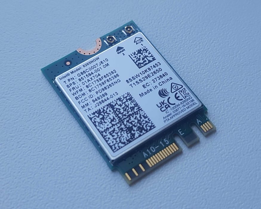 1200Mbps Wi-Fi Модуль 2,4G / 5ГГц INTEL 8265 HMW - M.2