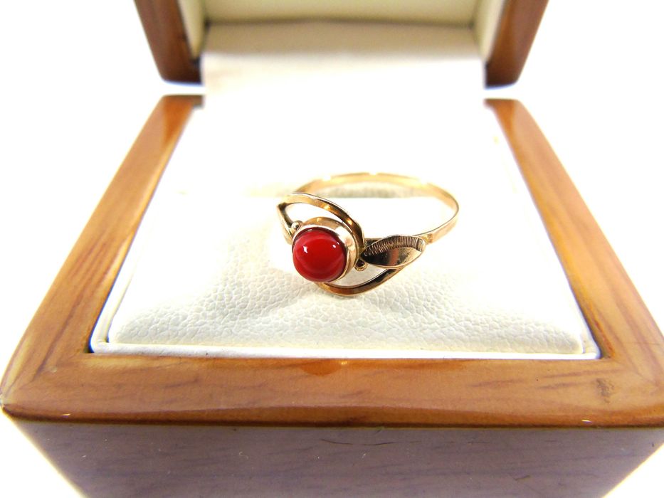 Złoty pierścionek pr.585 R.15 Lombard Żuromin Loombard