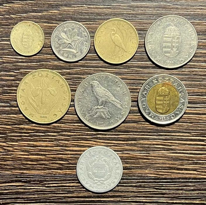 Монети Угорщини. 8 штук