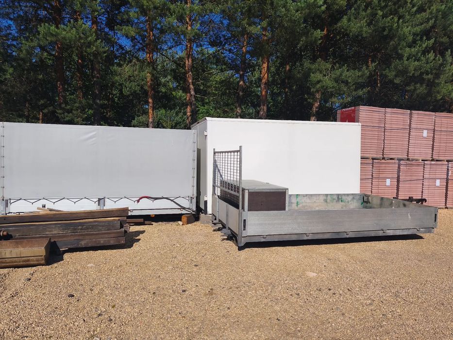 Skrzynia aluminiowa - zabudowa - skrzynia z plandeka