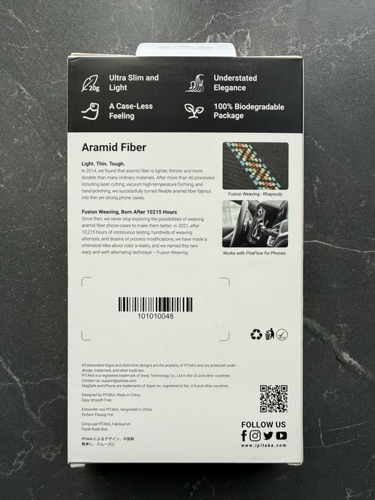 Чохол pitaka iphone 15 pro оригінальний