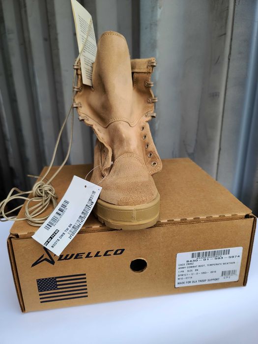 buty wojskowe Wellco (US Army) vibram - pustynne