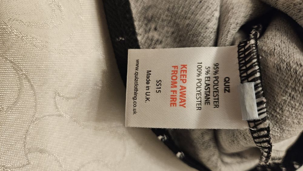 Bluzka z kołnierzykiem QUIZ r.36 kr.rękaw