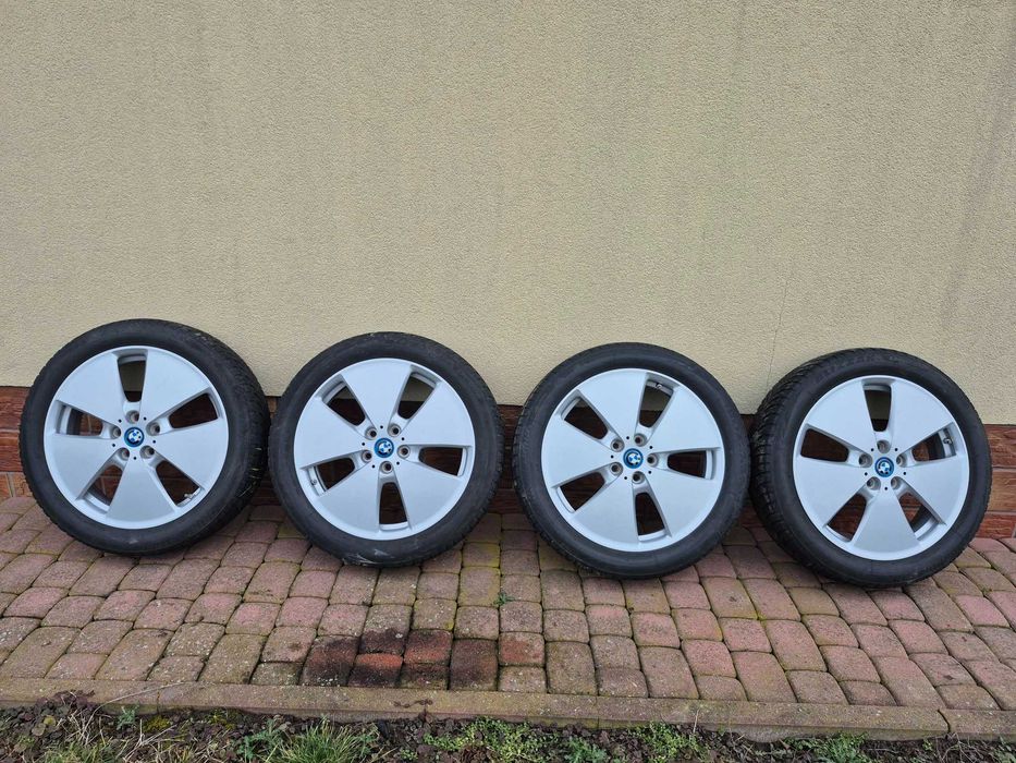 Bmw i3 Felgi Aluminiowe Koła Alufelgi 19" ET43 Komplet opony Bridgestone Zimowe 155/70 R19