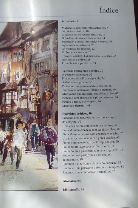 Livro- Técnicas Mistas- técnicas sobre desenho e  pintura