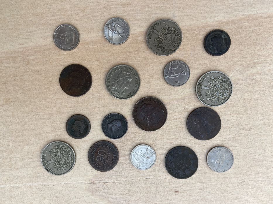 Moedas Antigas varios snos
