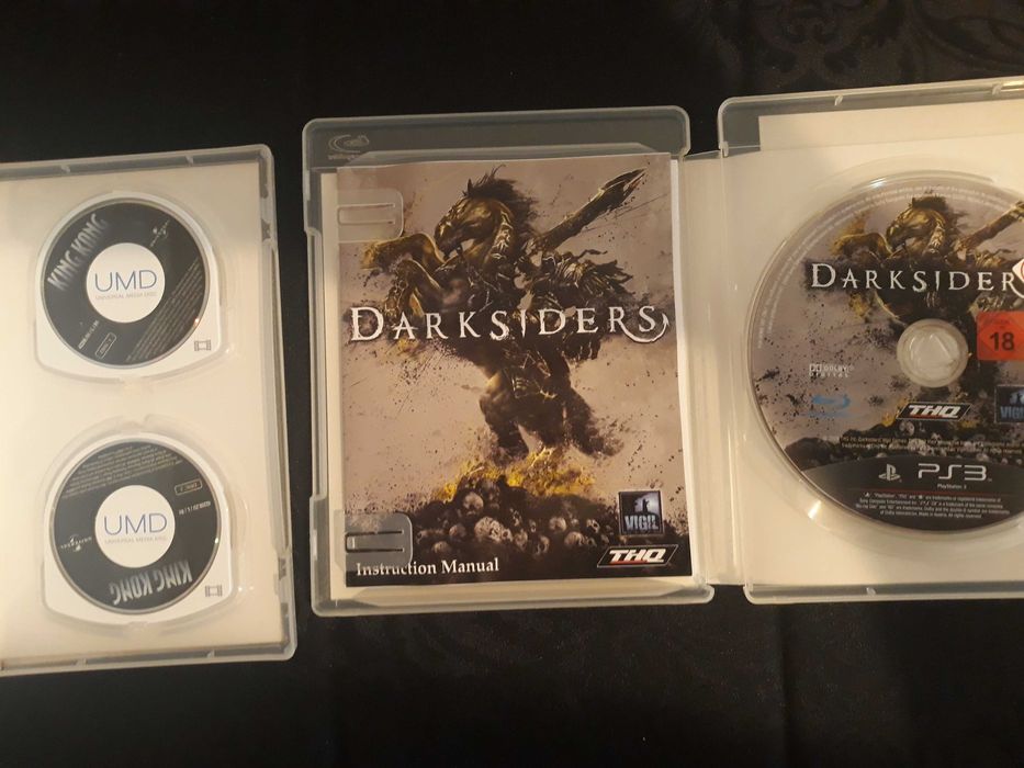 Jogo Ps3 Darksiders .  Filme Psp King Kong edição 2 discos