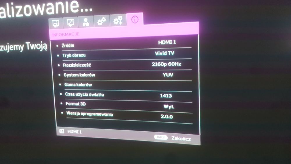 Projektor Benq TK800 4K