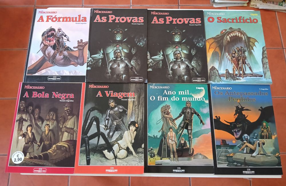 19 Livros Escorpião, O Mercenário, Lester Cockney, Os Passageiros do V
