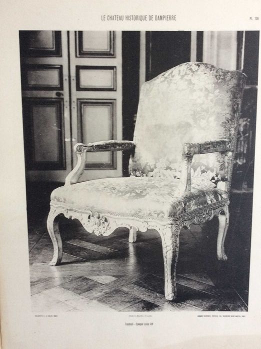 Le Chateau Historique de Dampierre. Heliotype from 1905. Lot 1