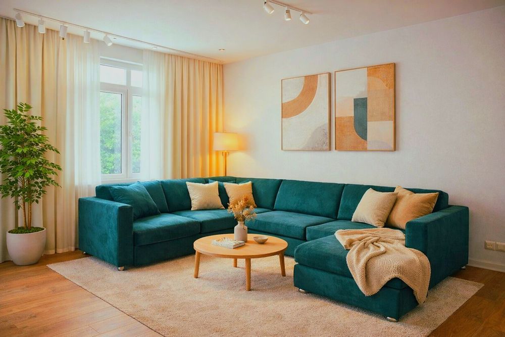 Диван модульный трансформер Изумруд