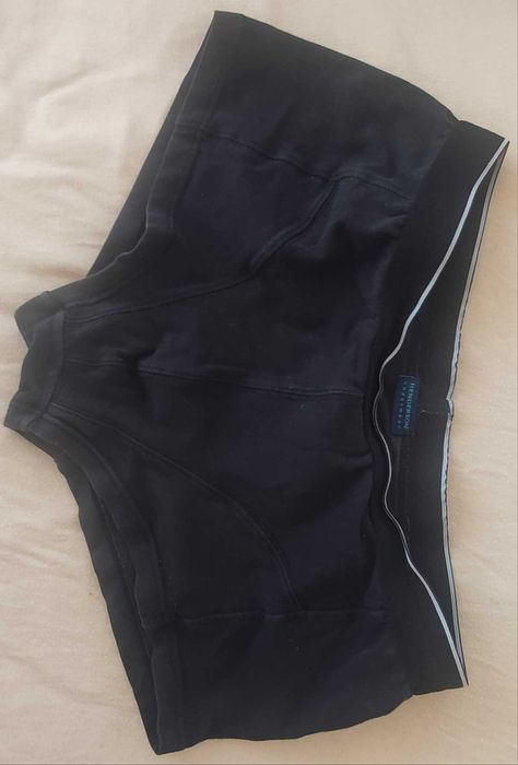 Męskie czarne bokserki małe