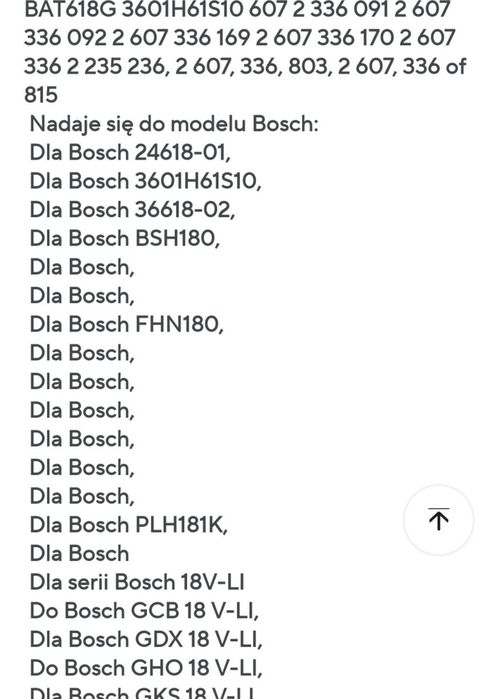 Akumulator do Bosch GBA 18V
