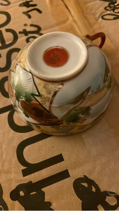 Chávenas de chá variadas