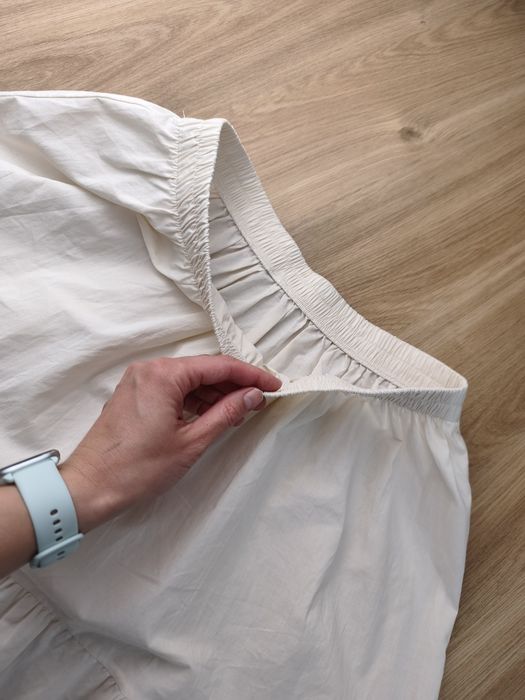 Подъюбник юбка хлопок молочный m l xl макси длинный на резинке кружево