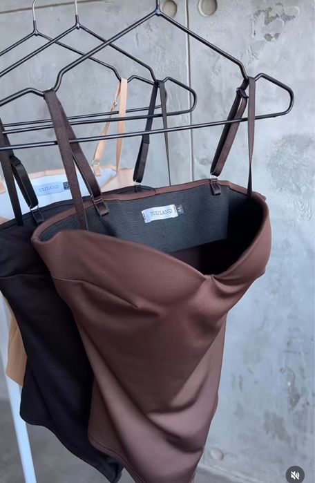 Коричневий Боді ( Шоколад ) з біркою