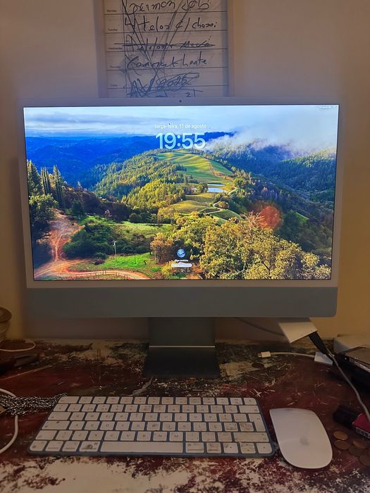 iMac m1 azul 8gb ram, 256 SSD 2021