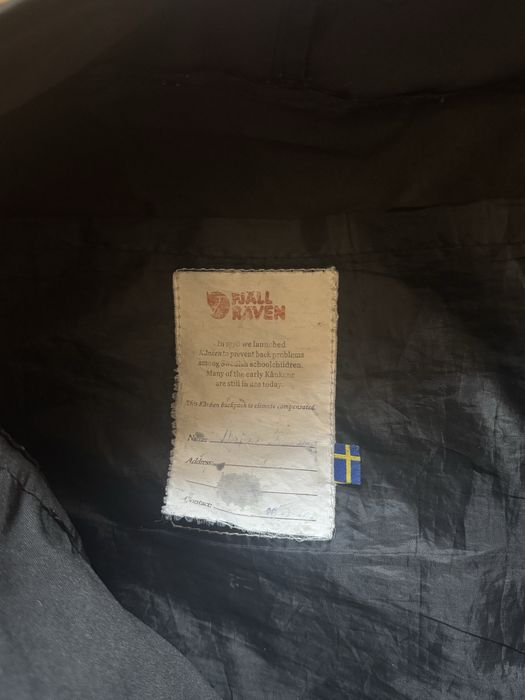 Plecak fjallraven kanken mini czarno czerwony