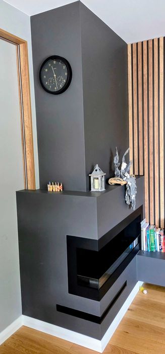 Biokominek Kratki Delta 1200 lewy z szybą TÜV