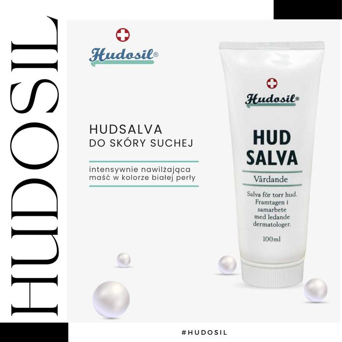 Hudsalva Hudosil Oryginalna ze Szwecji: maść Hud Salva 3 szt. po 100ml