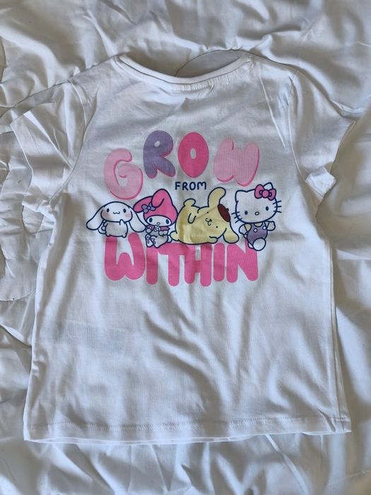 Hello kitty koszulka 122 Dzień Kropki