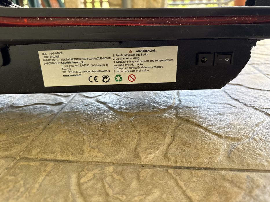 Trotinete elétrica para peças